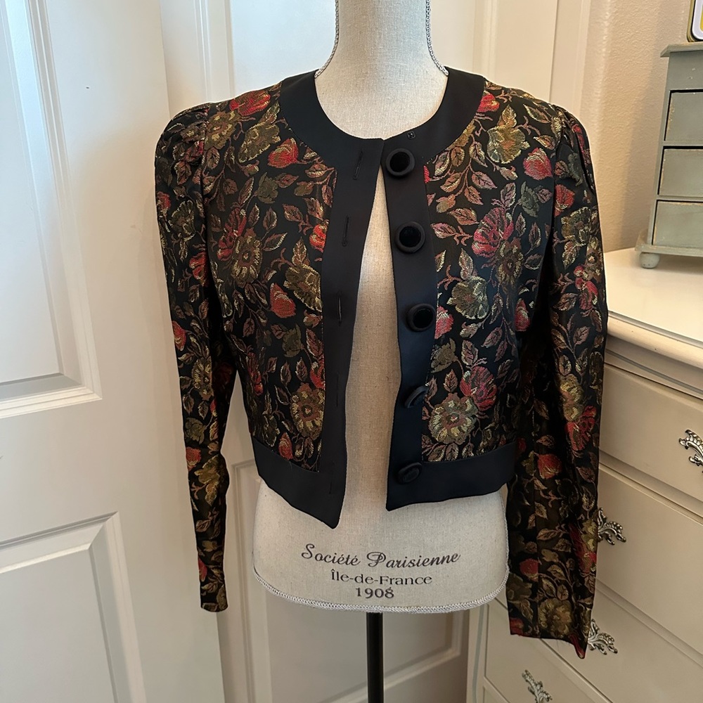 Vintage Tapestry Bolero Jacket